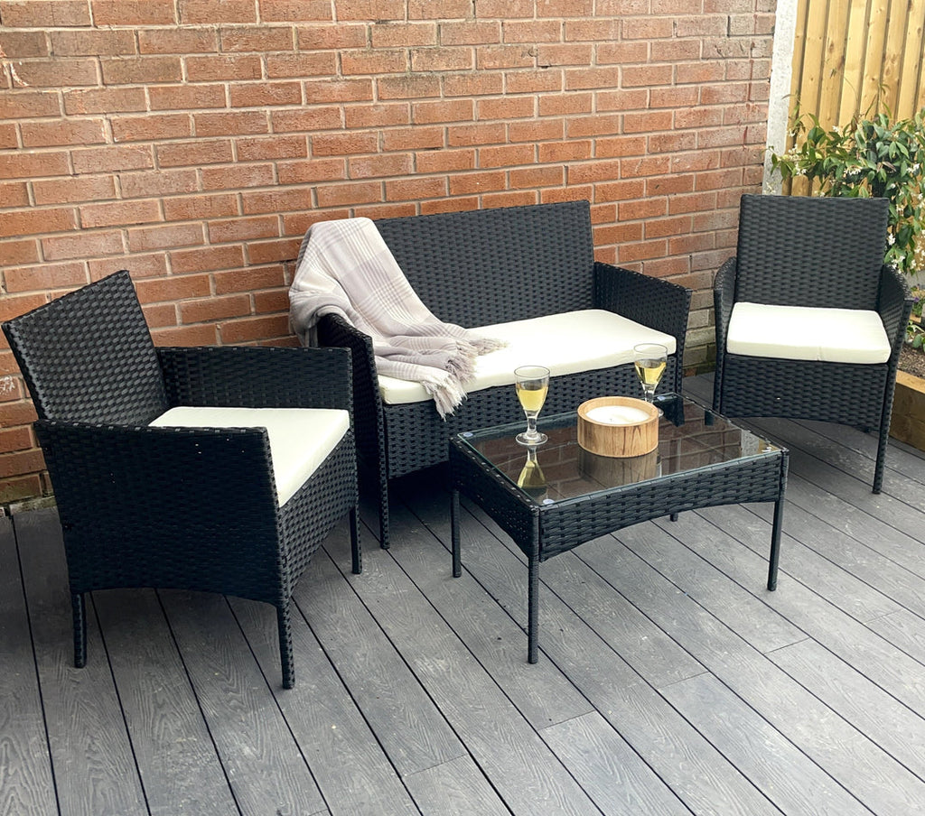 Amazon 4 Piece Garden Rattan Set