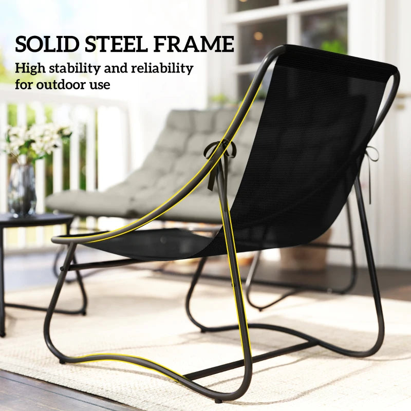 Outsunny 4 Seater Garden Furniture Set, Conversation Set with Loveseat Sofa, Chairs, Glass Coffee Table, Thick Cushions, Light Grey