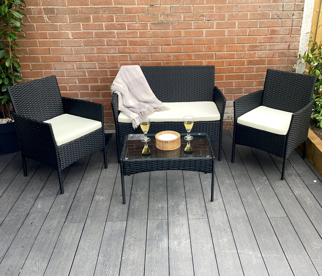 Amazon 4 Piece Garden Rattan Set