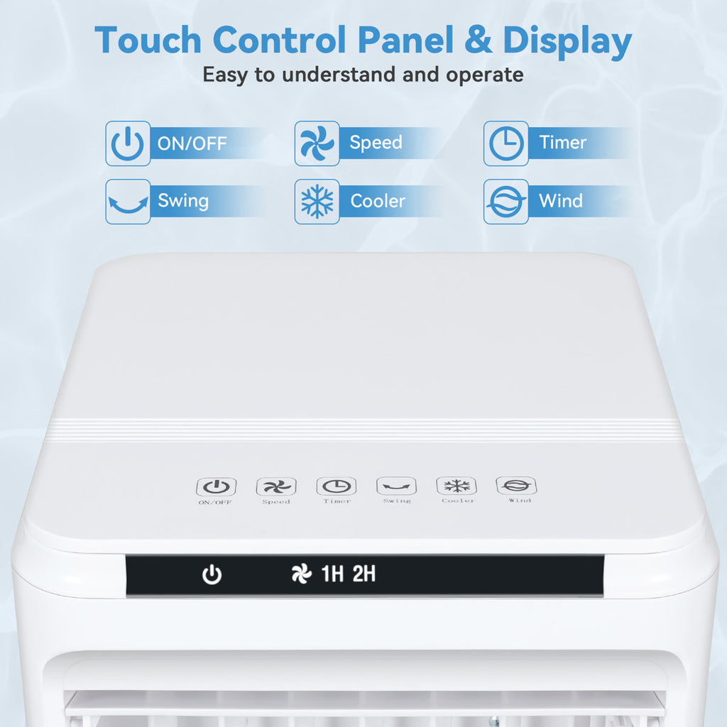 7L Air Cooler Fan 3 In 1 Portable Cooling Fan Conditioner Humidifier Remote Control